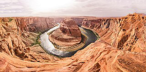 horseshoe bend panorama