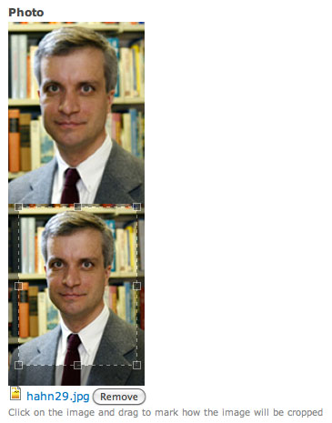 Crop your photo.