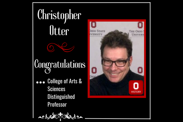 Congratulation to Christopher Otter! | Department of History