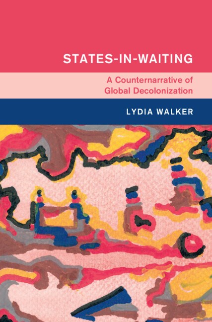 States in Waiting book cover with multi colored abstract image