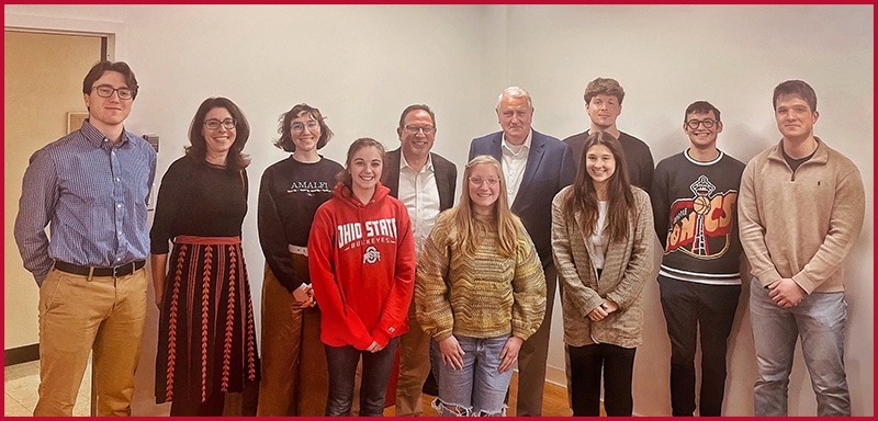 General Mike Murray with the LLIH cohort, Professor Judd, and Professor Levi.