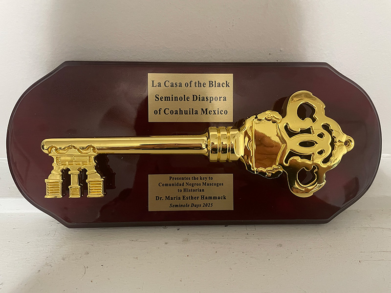key to the Comunidad Negros Mascogos