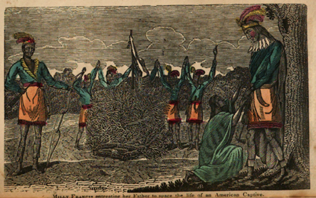 Milly Francis entreating her Father to spare the life of an American Captive.