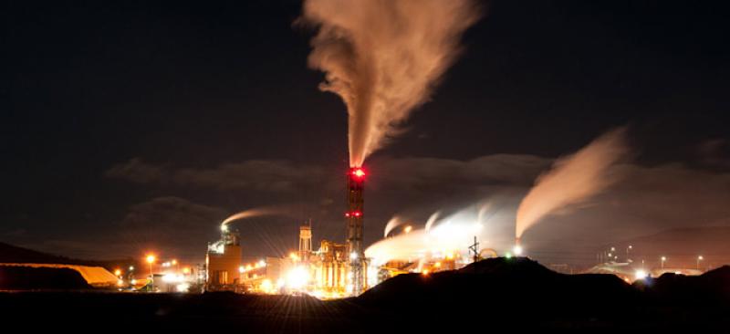 Monsanto elemental phosphorous plant, Soda Springs, Idaho