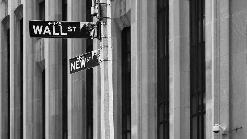 Wall Street building and sign