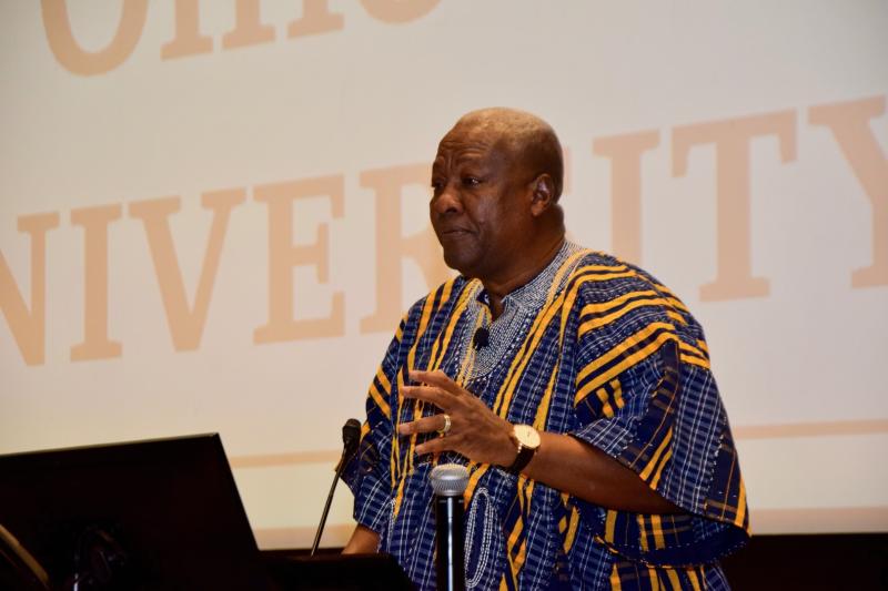 Former Ghanaian President John Mahama Visits Ohio State Ahead Of Re ...