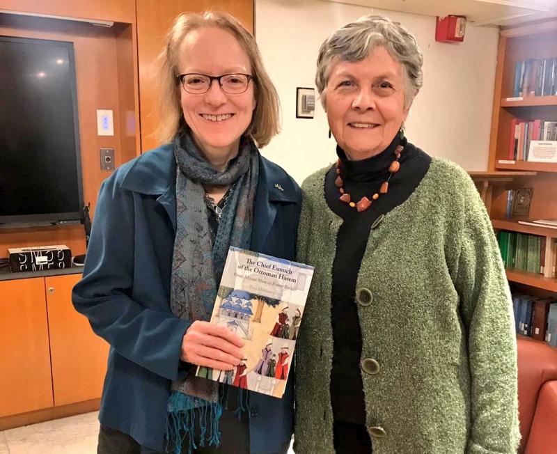 Jane Hathaway and Leslie Peirce at NYU