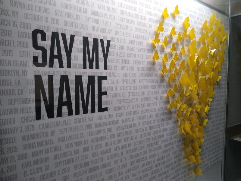 Say My Name Art Installation