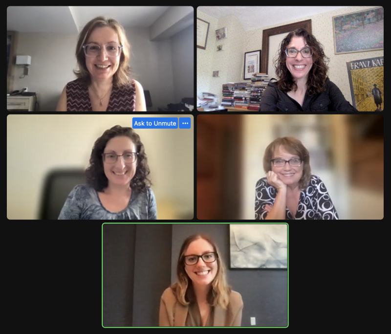Nikki Freeman's Committee Members: From top L - Theodora Dragostinova, Robin Judd, Prof. Brenner, Birgitte Soland and Nikki Freeman