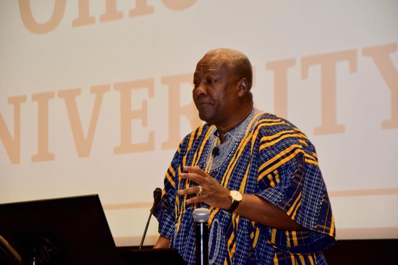 Former Ghanaian President John Mahama