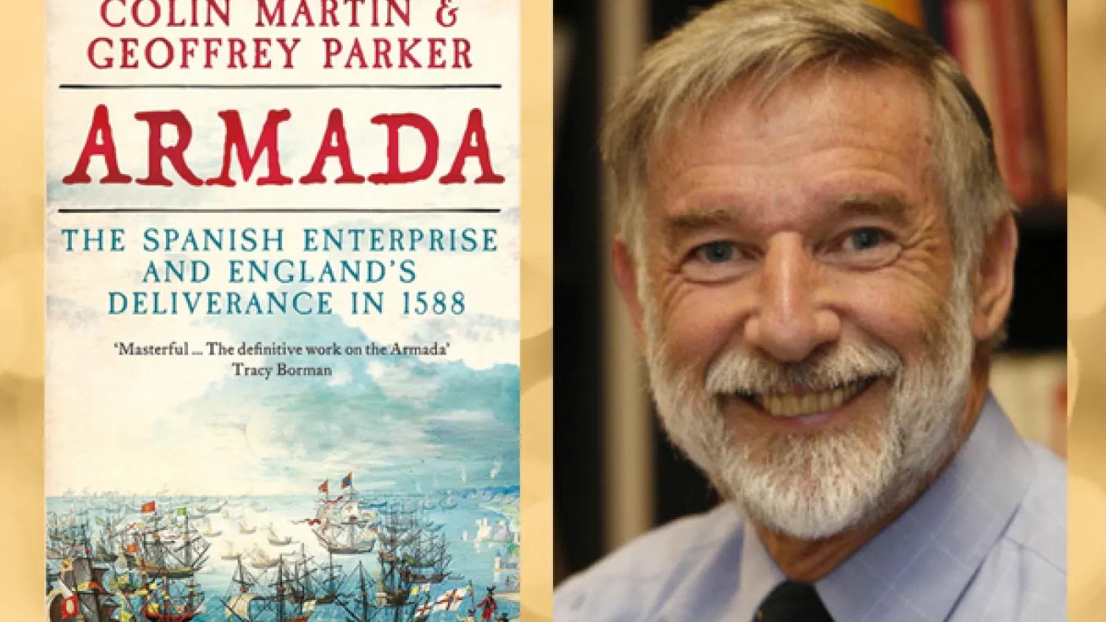 Armada book cover and Geoffrey Parker