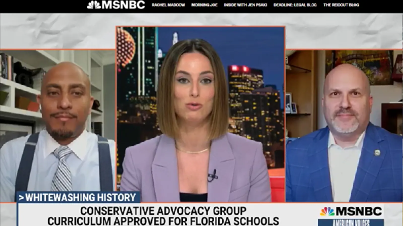 Hasan Kwame Jeffries, Alicia Menendez, and Andrew Spar