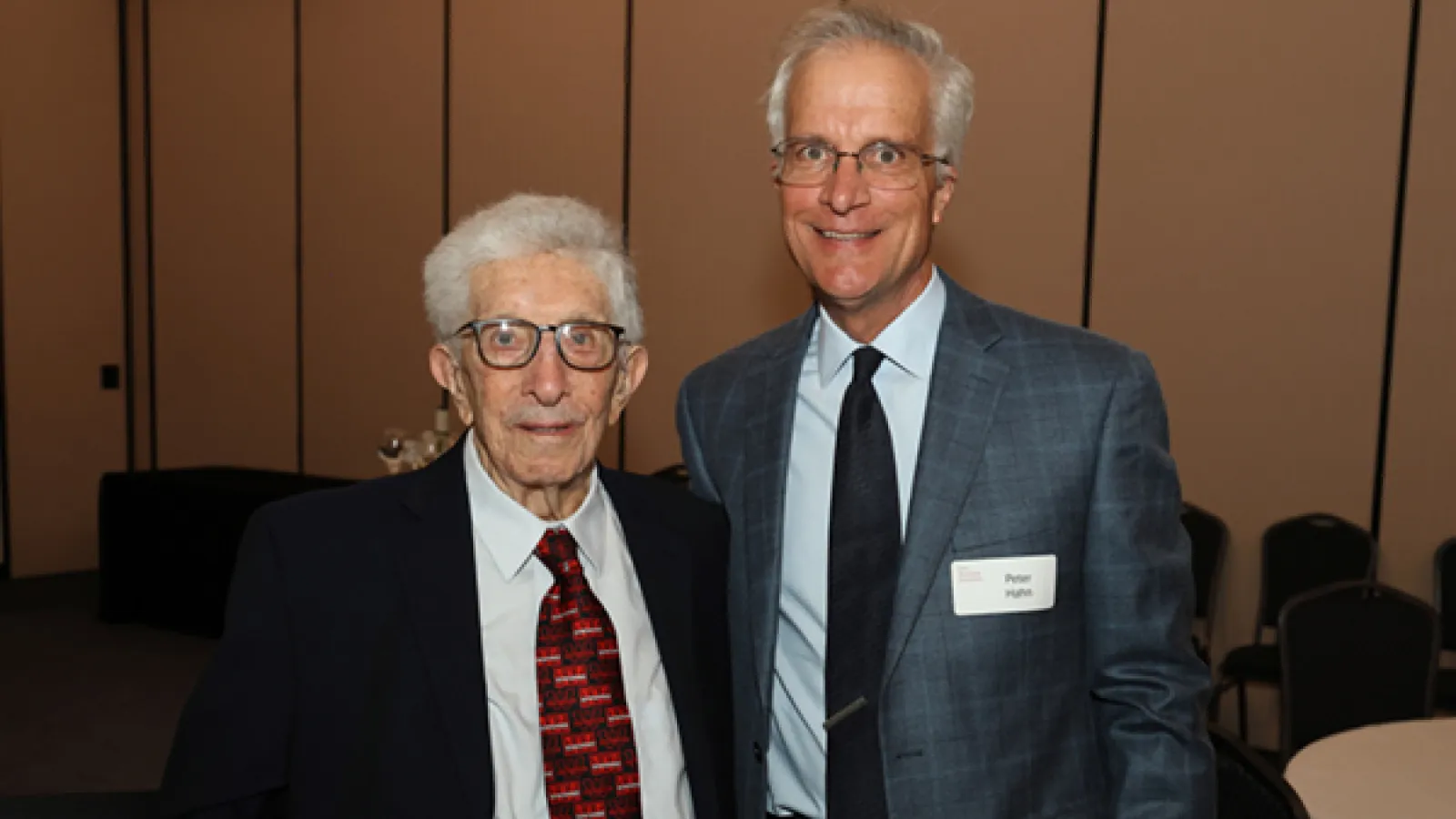 Richard Smith, on left, and Peter Hahn, on right