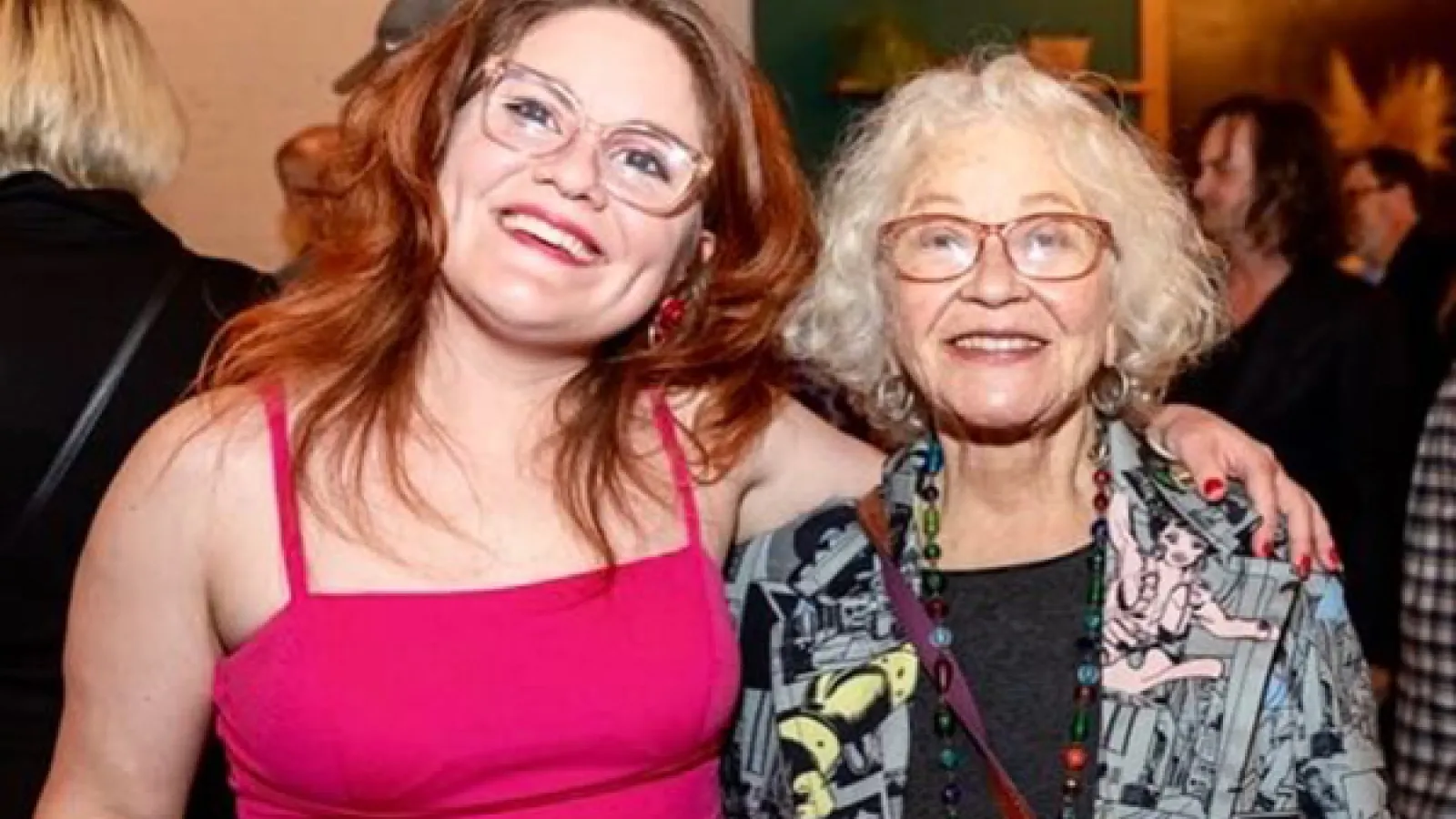 Sydney Heifler with Trina Robbins
