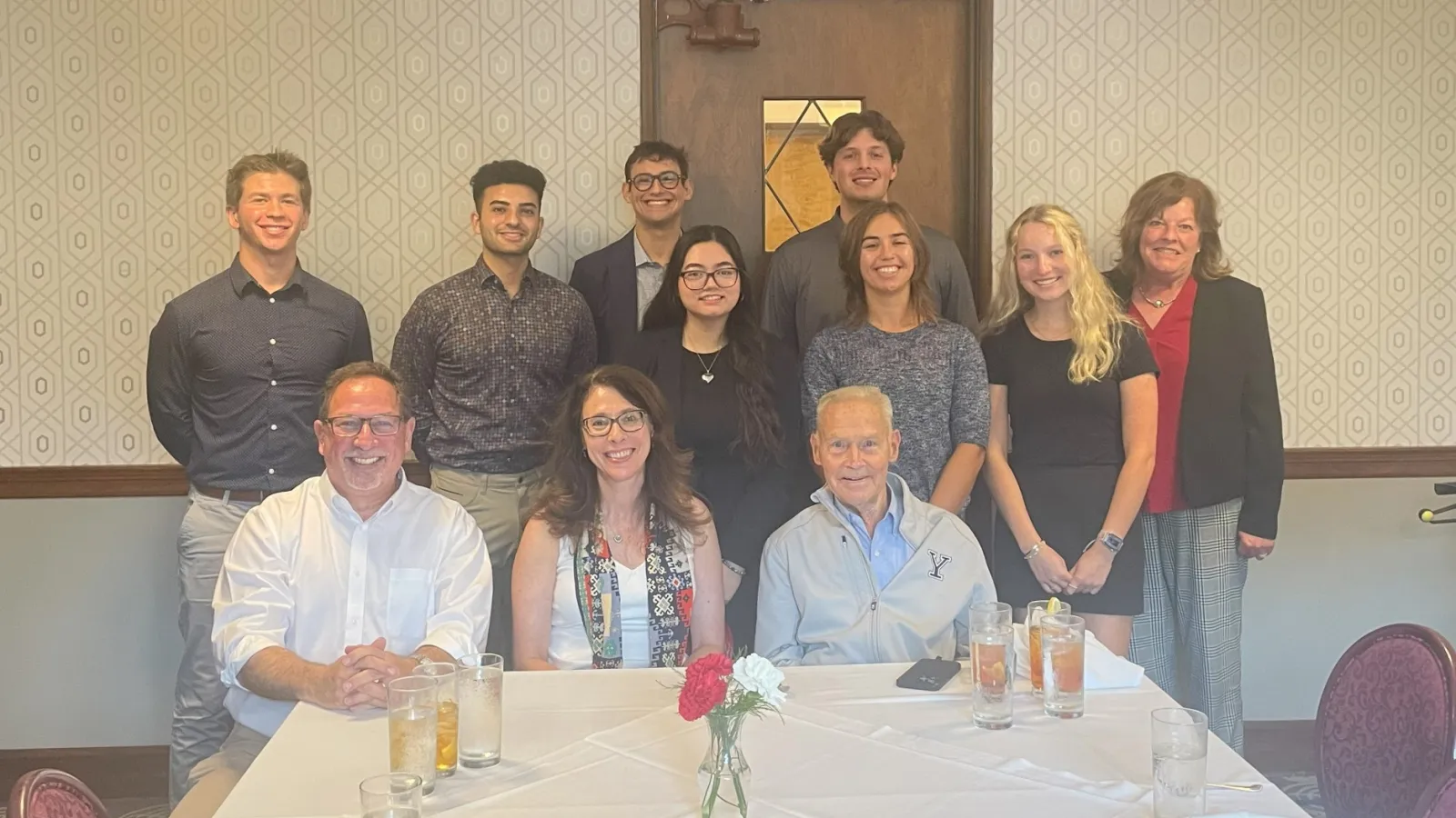 Scott Levi, John Pepper, Robin Judd and Students