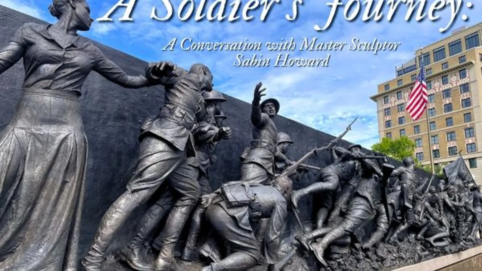 a statue of soldiers