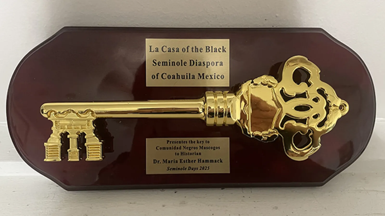 key to the Comunidad Negros Mascogos