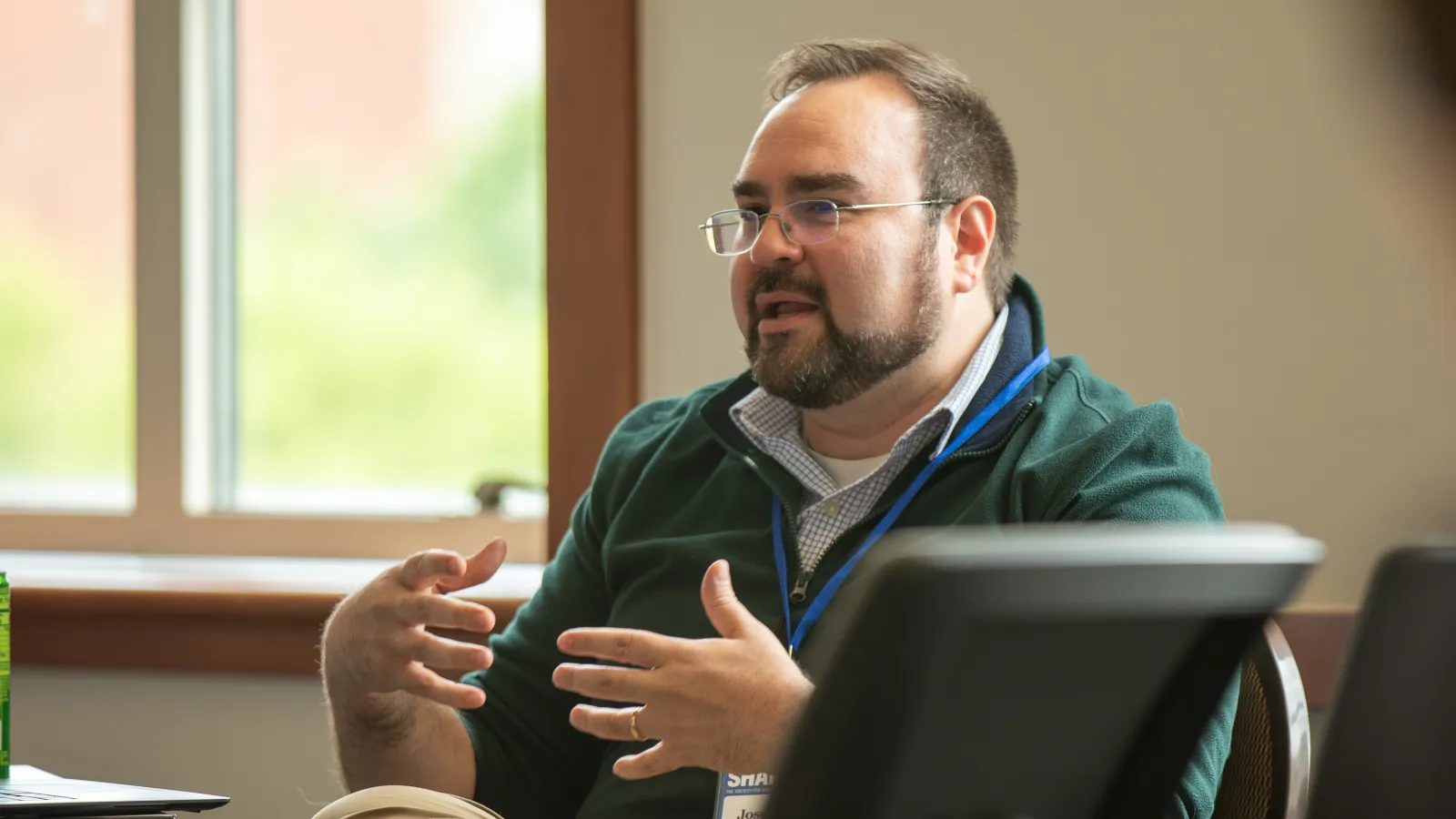 Joe Parrot moderating a panel of speakers at SHAFR 2026