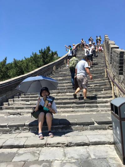 Yi Guo photo on the Great Wall Yi Guo photo on the Great Wall