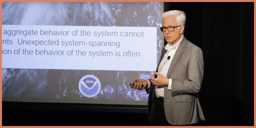 David Staley presenting at the Science Sunday lecture series