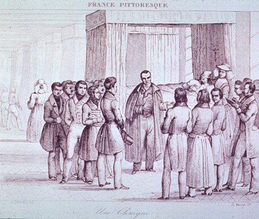 ward teaching in a French hospital cir 1833-1846 ward teaching in a French hospital cir 1833-1846