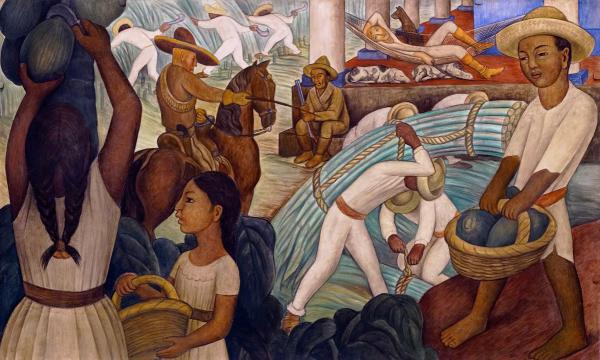 Sugar Cane by Diego Rivera