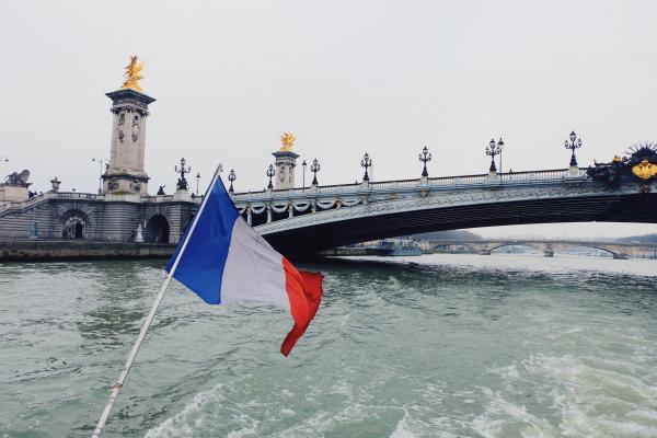 French Flag and Bridge