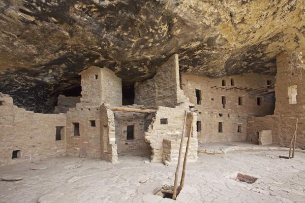 Native American Cliff Dwellings in Mesa Verde, Colorado