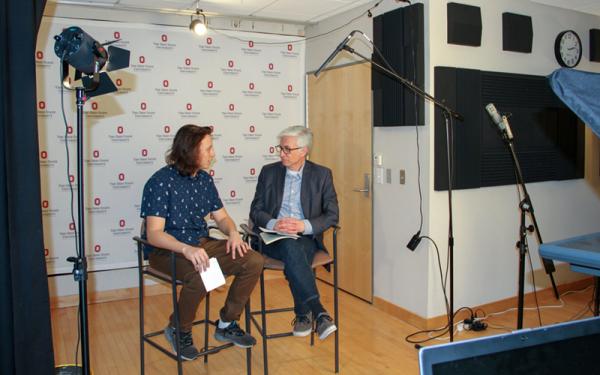 Wyatt Schreiner Interviews Prof. David Staley During Digital History Internship