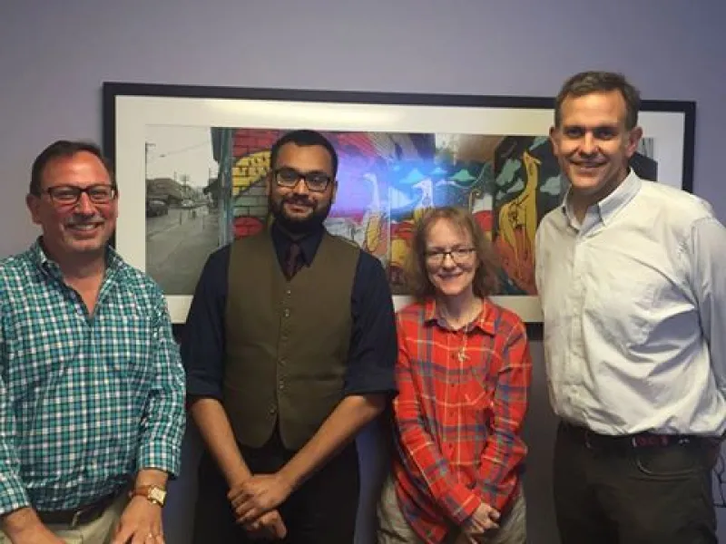 Gibran Siddiqui and his Doctoral Committee