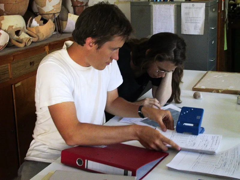 Student Doing Field Work