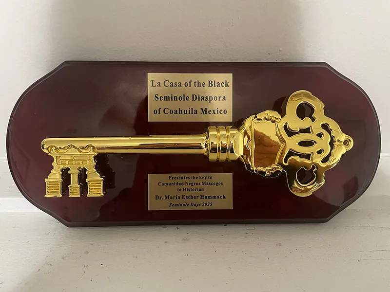 key to the Comunidad Negros Mascogos