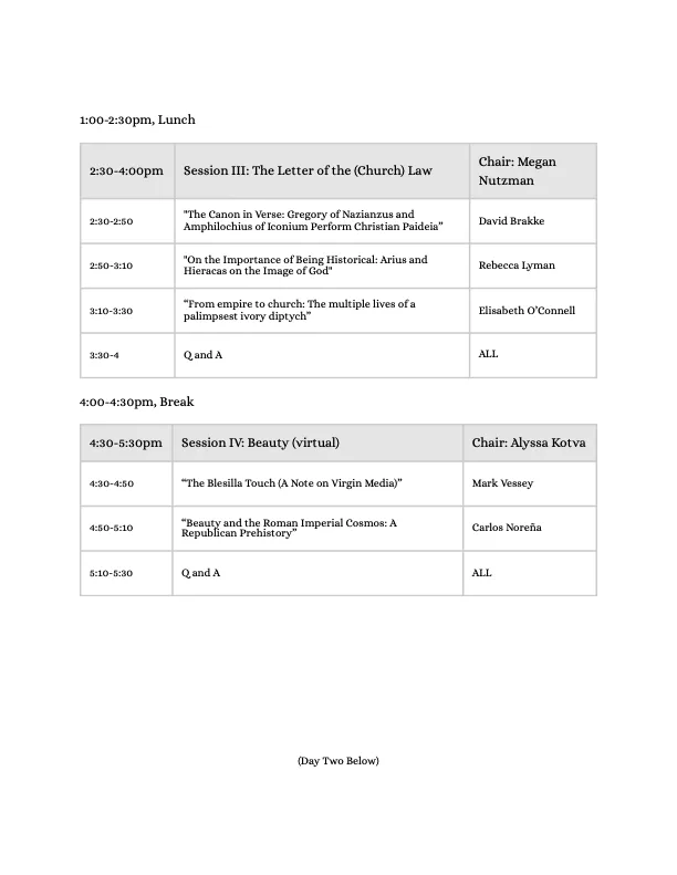 schedule page 2
