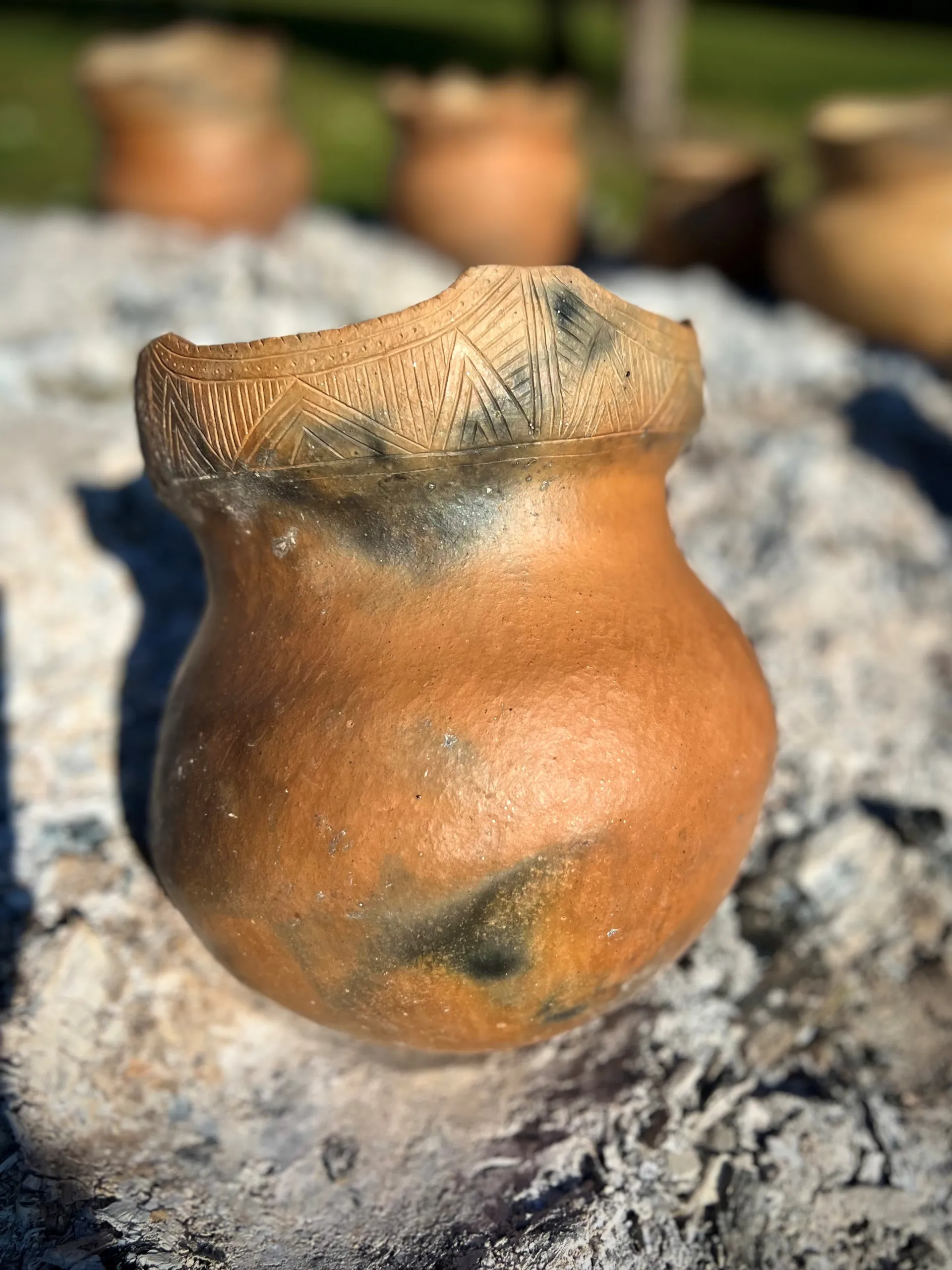Native American pottery piece
