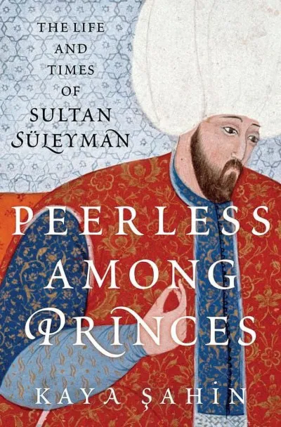 Book cover depicting a 16th-century Ottoman miniature portrait of Sultan Suleiman the Magnificent