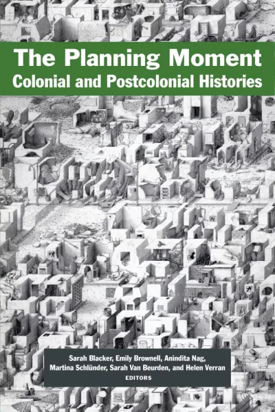 Book cover depicting the graphite drawing "Nobson Central" by British artist Paul Noble
