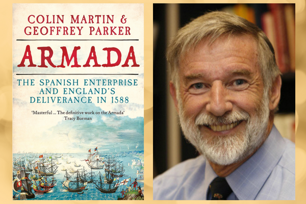 Armada book cover and Geoffrey Parker