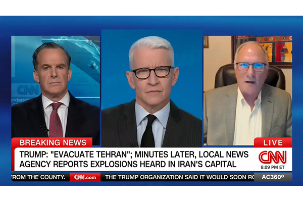 Ambassador Brett McGurk, Anderson Cooper and Peter Mansoor