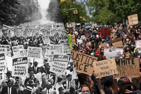 image of protesters past and present image of protesters past and present