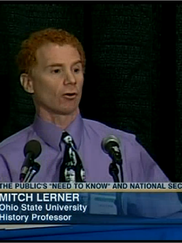 Lerner speaking on CSPAN