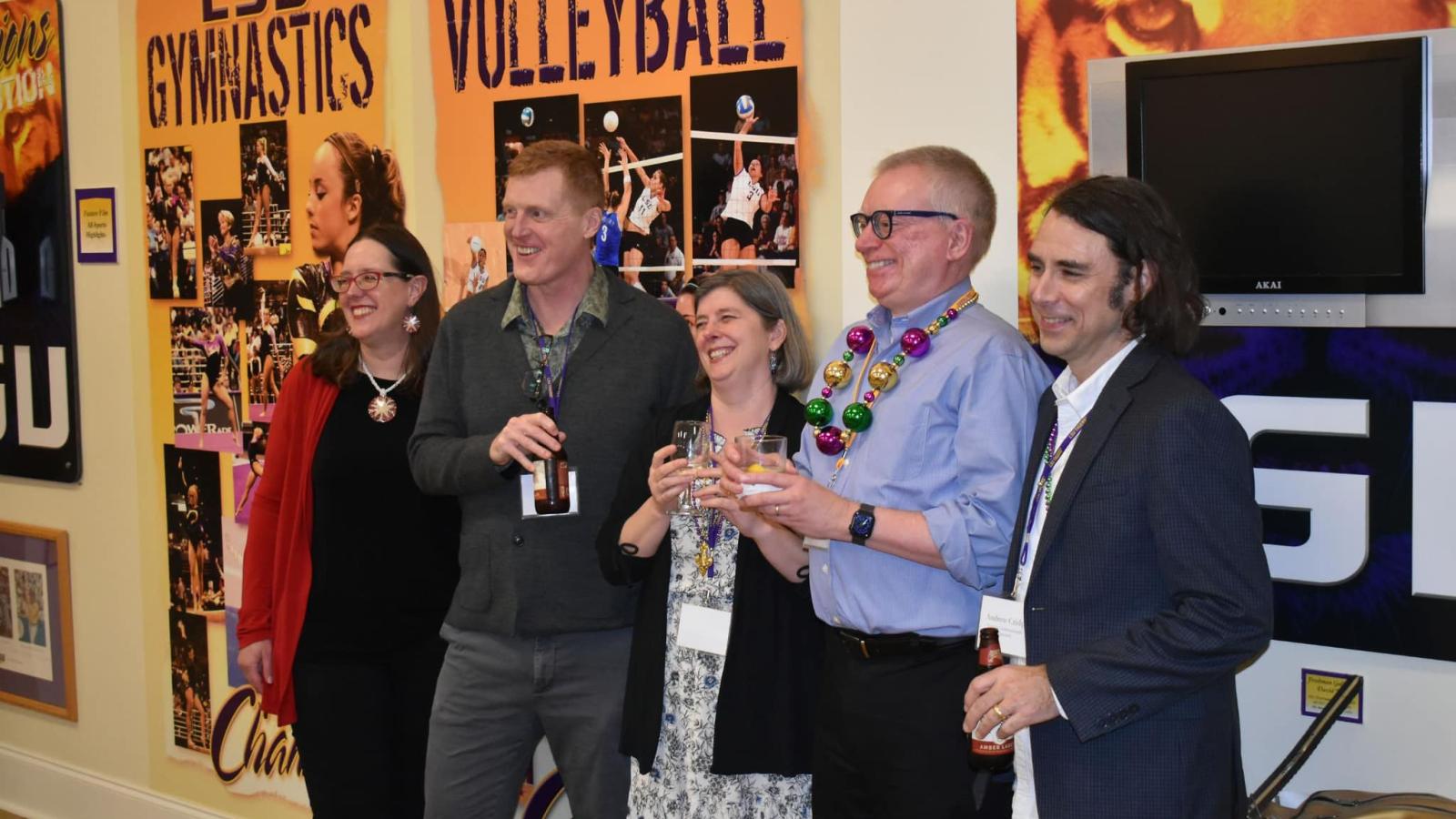 David Brakke with conference attendees