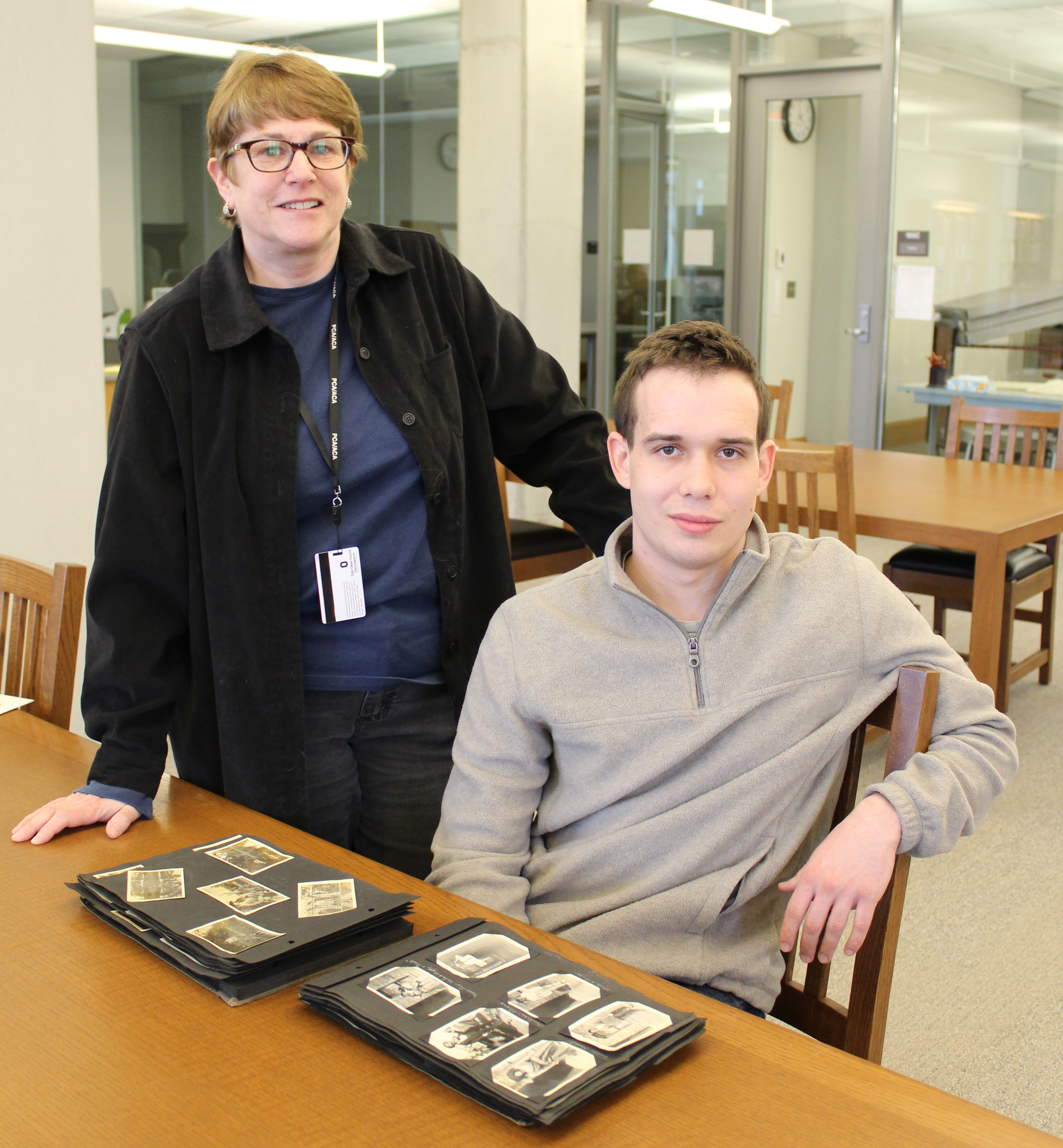 Beth Kattelman, Assoc. Curator, and Jameson Maddox